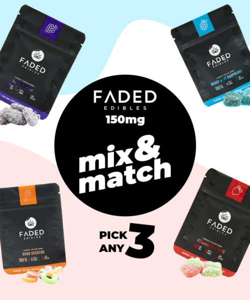 faded mix and match 150mg