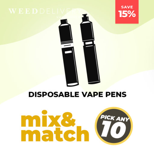 WDV Disposable Dab Pens – Mix & Match – Pick Any 10