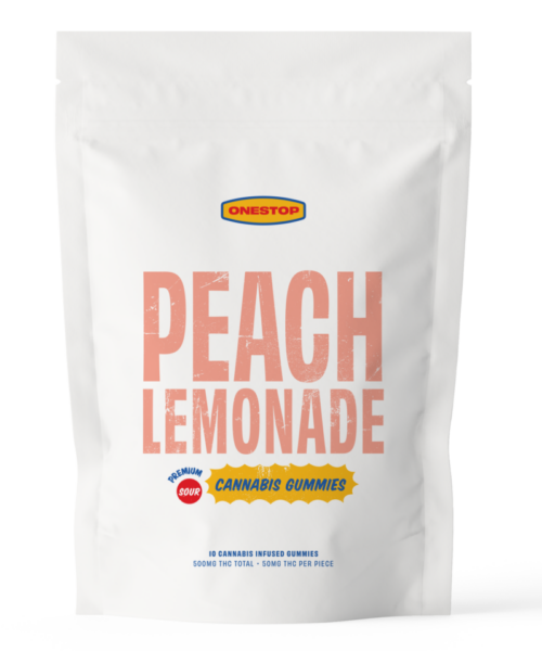 One Stop Peach Lemonade THC Gummies
