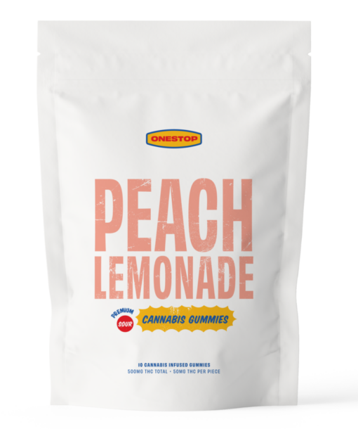 One Stop Peach Lemonade THC Gummies