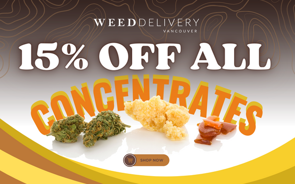 15% Off All Concentrates