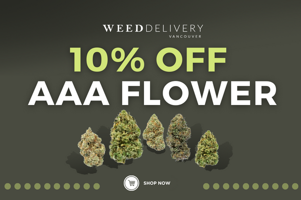10% Off AAA Weed Promo Banner Mobile