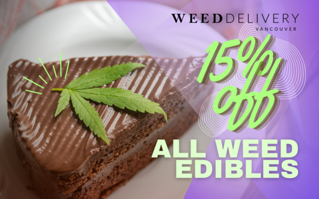 15% Off Weed Edibles Promo Banner