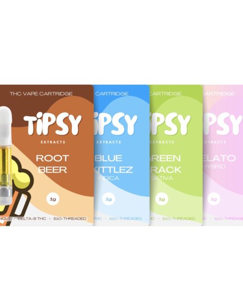 Tipsy THC Vape Cartridges