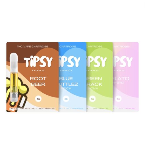 Tipsy THC Vape Cartridges