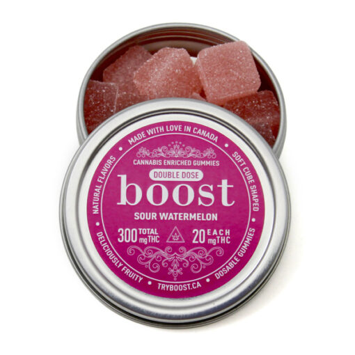 Boost-Edibles-THC-Sour-Watermelon-Gummies-300MG