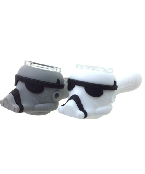 4 Inch Silicone Trooper Hand Pipe