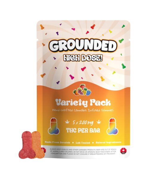 Grounded High Dose Cocks – Variety Pack 1000mg Gummies