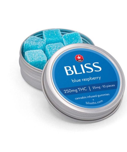 Bliss – Cannabis Infused Gummies (250mg) - Blue Raspberry
