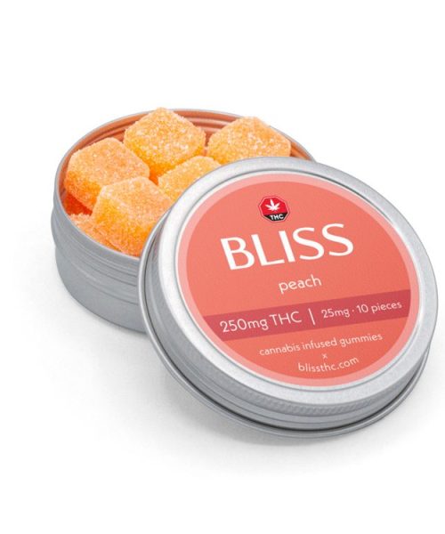 Bliss – Cannabis Infused Gummies (250mg) - Peach