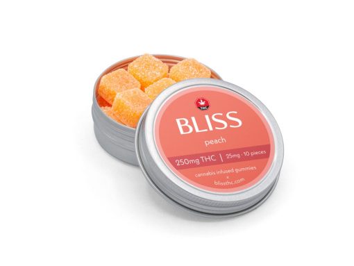 Bliss – Cannabis Infused Gummies (250mg) - Peach