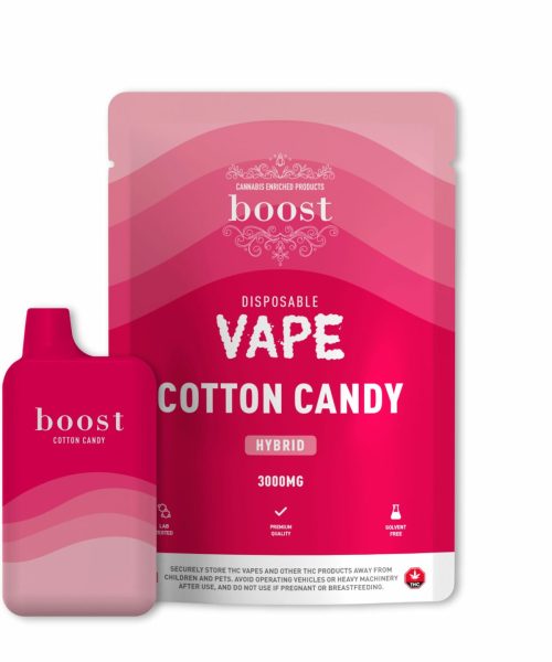 Boost - Disposable THC Vape Pen (3g) Cotton Candy