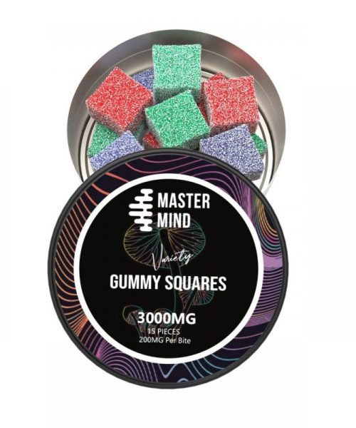 Mastermind Variety Gummy Squares (15x200mg) 3000mg