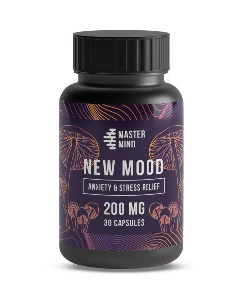 Mastermind – New Mood – Psilocybin Microdose Capsules (30 x 200mg)