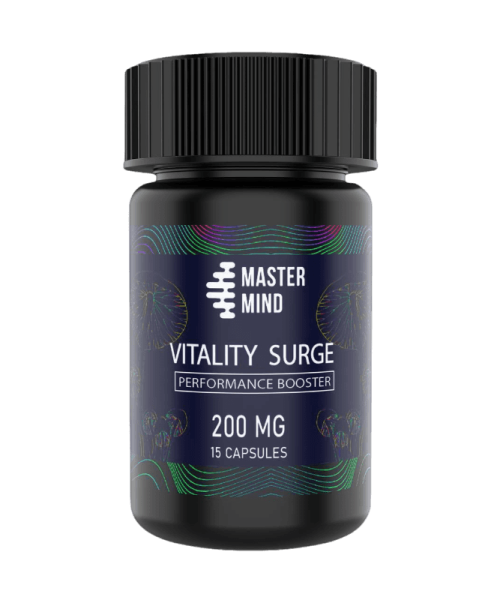 Mastermind – Vitality Surge – Psilocybin Microdose Capsules (15 x 200mg)
