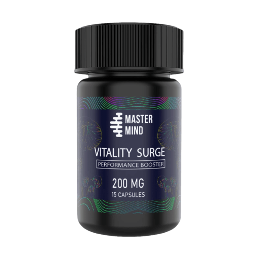 Mastermind – Vitality Surge – Psilocybin Microdose Capsules (15 x 200mg)