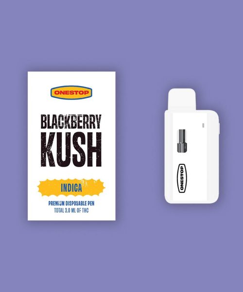 OneStop – 3g THC Disposable Vape - Blackberry Kush