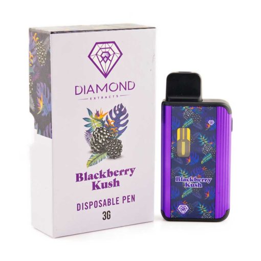 Diamond Concentrates – Blackberry Kush Disposable Pen 3G (INDICA)