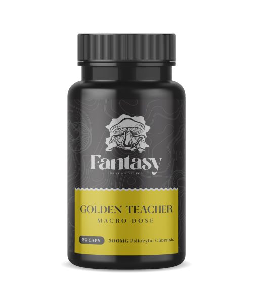 Fantasy Psychedelics - Macro Dose Capsules 7500mg (25 x 300mg) - Golden Teacher