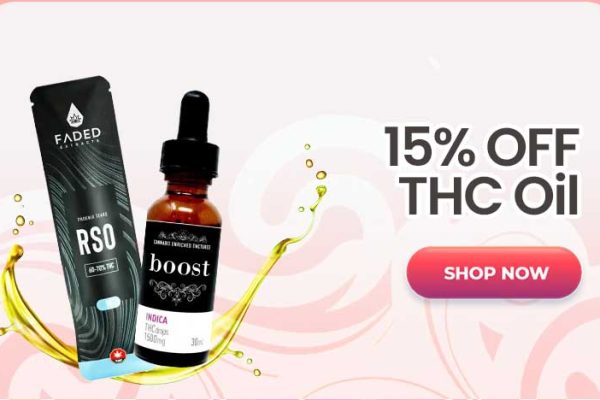 15% OFF THC OIL