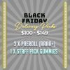 Black Friday Delivery Perks $100 - $149