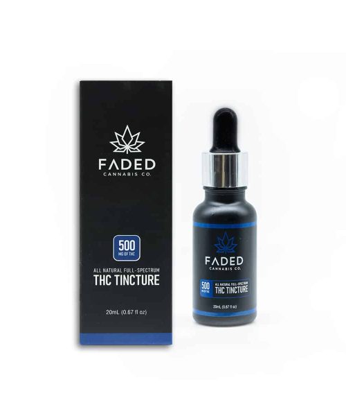 Faded Edibles: THC Tincture 500mg