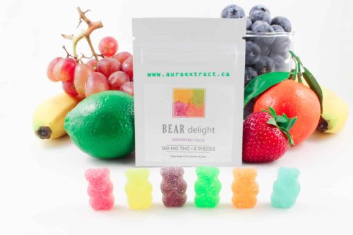 Aura Bear Delight – Assorted 150mg THC