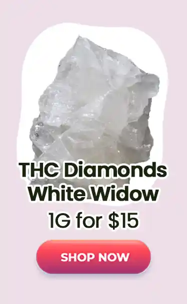 THC Diamonds — White Widow (Hybrid) - 1G for $15
