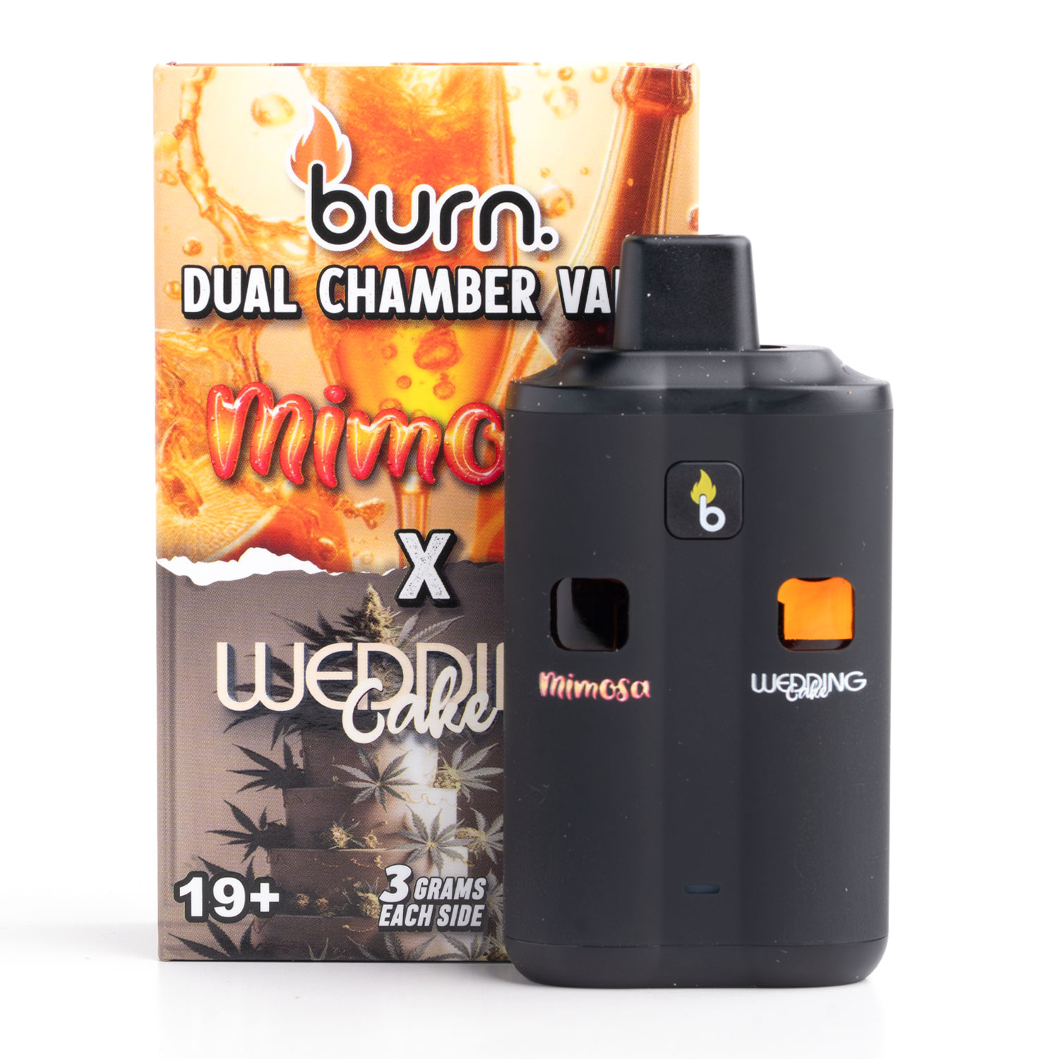 Burn Dual Chamber - THC Disposable Vapes (6G) (3+3 Gram) - Image 30