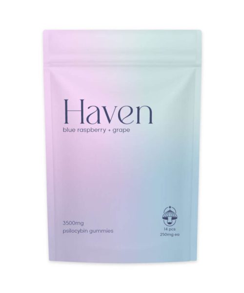 Haven – Psilocybin Gummies – Blue Raspberry & Grape (3500mg)