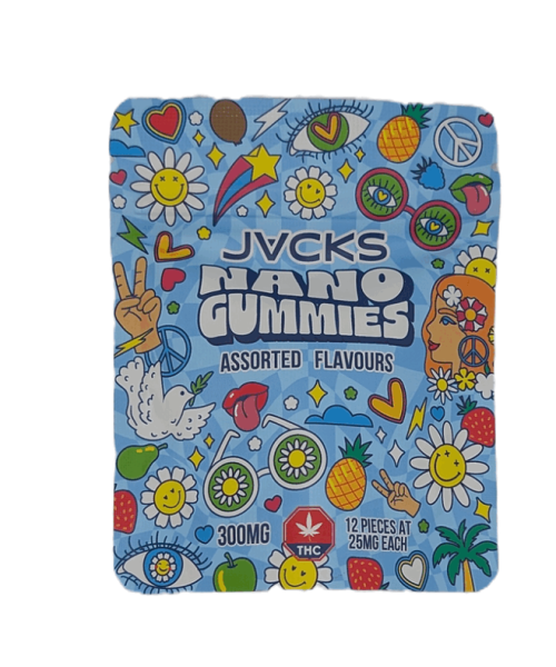 JACKS THC Nano Gummies – Sugar Assorted 300mg