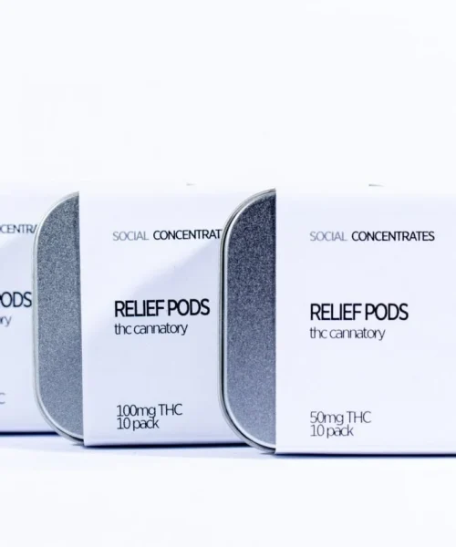 Social – Relief Pod THC Suppositories (100mg)