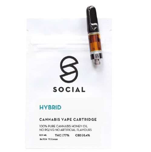 Social - Honey Oil Cartridge (0.5ML)