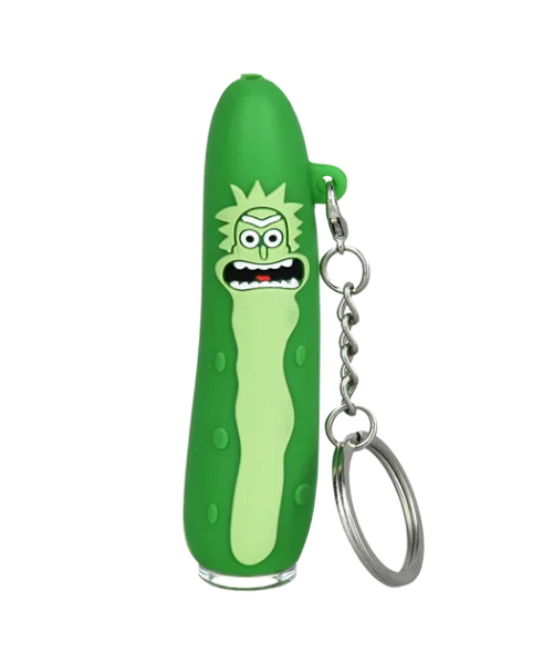 Pickle Rick Keychain Pipe
