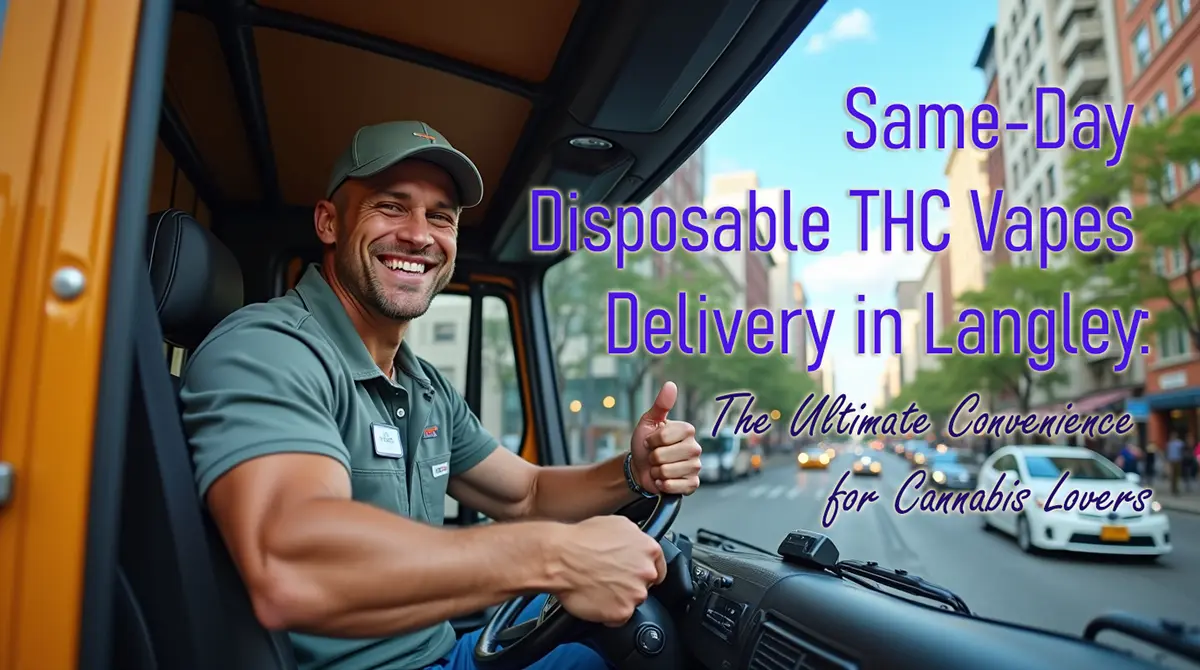 Same-Day Disposable THC Vapes Delivery in Langley The Ultimate Convenience for Cannabis Lovers
