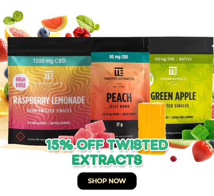 15% OFF Twisted Extracts