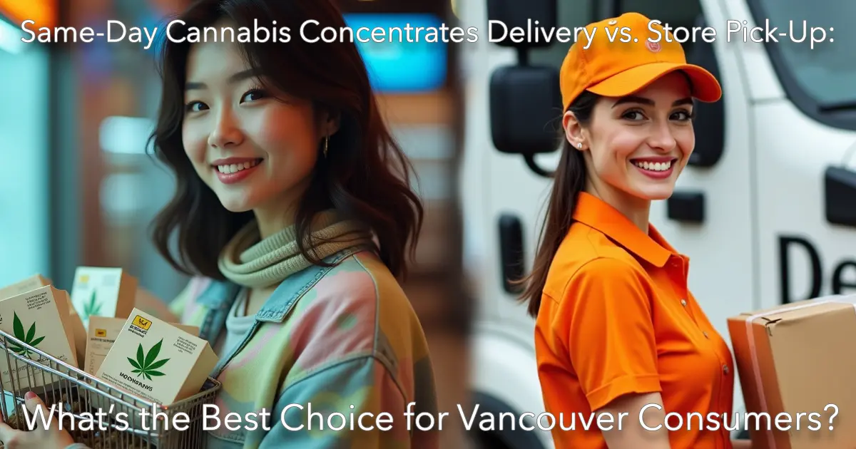 Same-Day Cannabis Concentrates Delivery vs. Store Pick-Up What’s the Best Choice for Vancouver Consumers