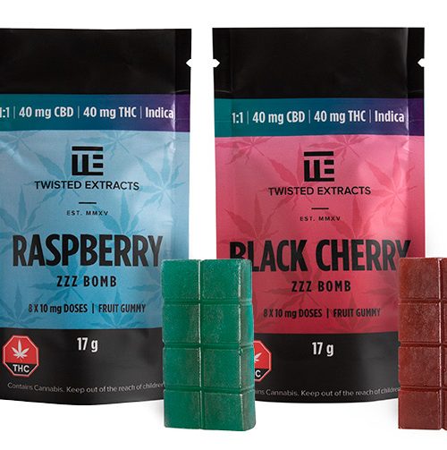 Twisted Extracts - Jelly Bomb 1:1 40mg THC / 40mg CBD (80mg)