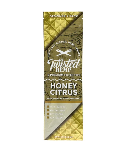 Twisted Hemp Wraps - Honey Citrus