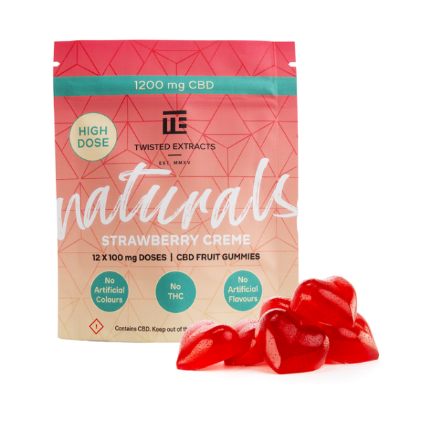 Twisted Extracts - Naturals High Dose 1200mg (12 x 100mg CBD)