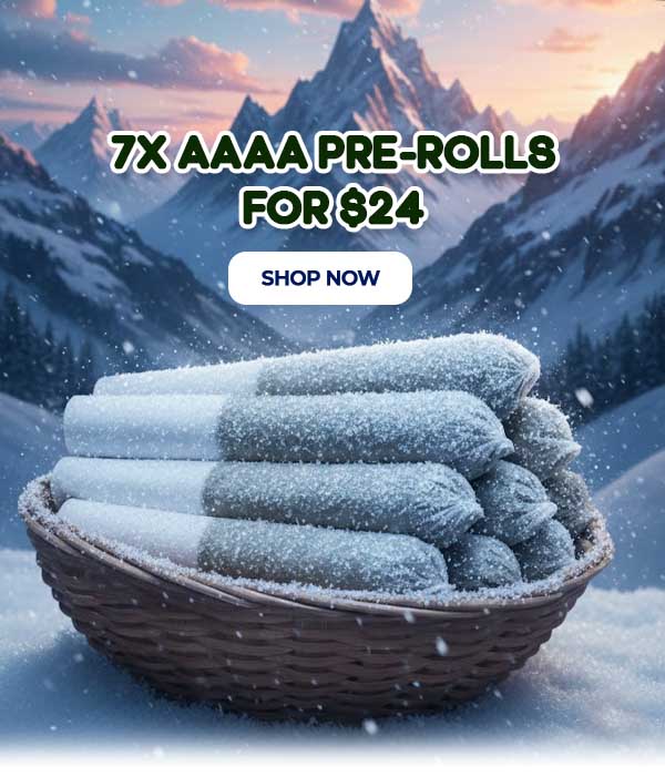 Puff More, Pay Less – 7x AAAA Pre-Rolls for $24