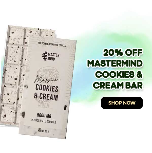 20% Off Mastermind Cookies & Cream Bar