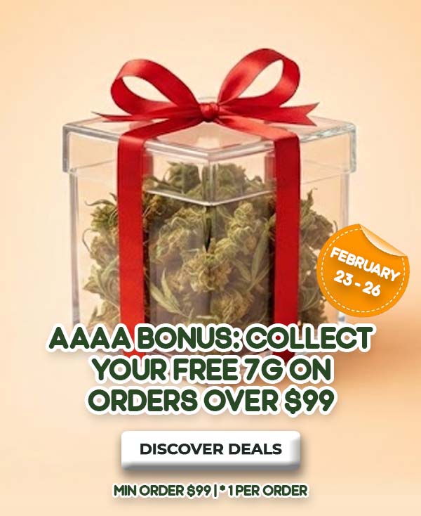 AAAA Bonus: Collect your FREE 7G on orders over $99