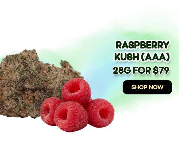 Raspberry Kush (AAA)- 28G for $79