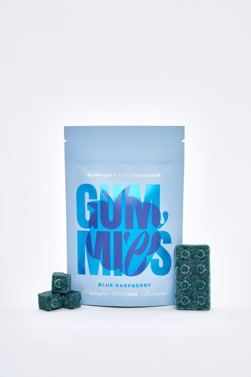 Weed Gummies Blue Raspberry Buy Euphoria Psychedelics – Blue Raspberry 1000mg - Weed Delivery Vancouver