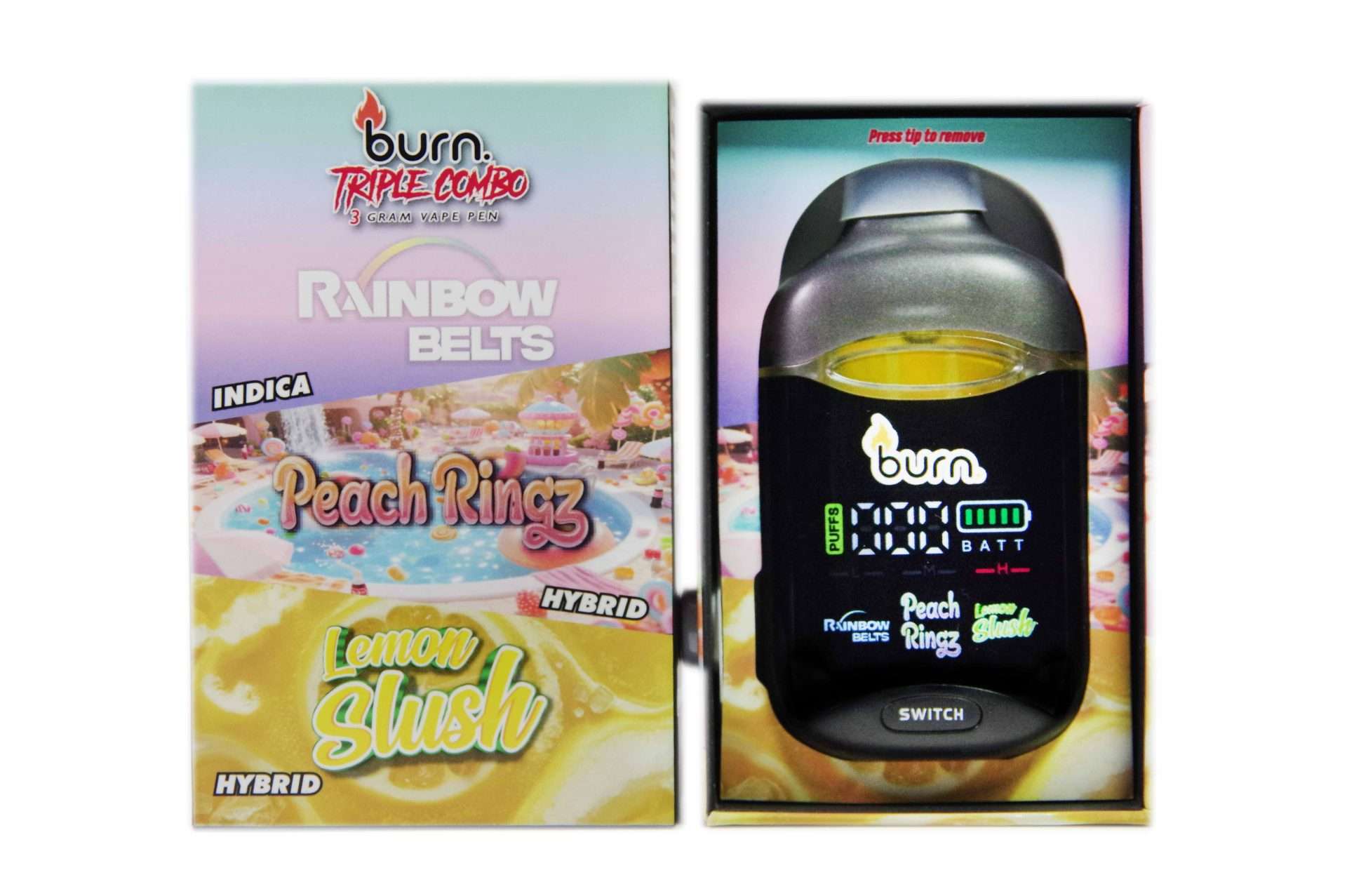 elfbar nachfüll pod läuft aus Buy Straight Goods - Triple Chamber Vape - Bubble Gum + Apples and Banana +  Melonade (3 Grams + 3 Grams + 3 Gram) Online main image 0