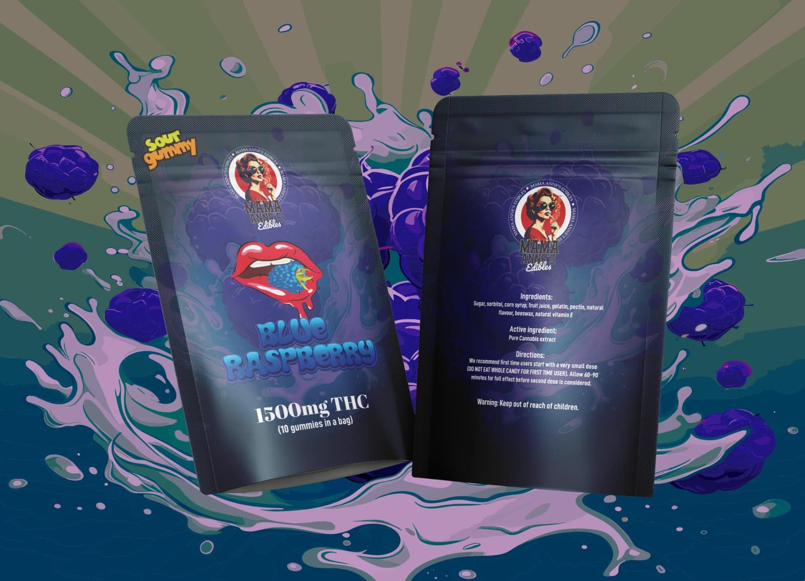 Mama Anne’s Edibles (1500mg THC) - Image 3