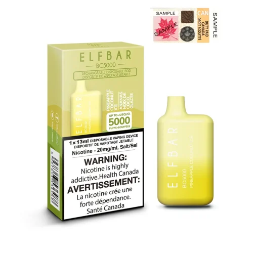Elfbar BC 5000 Pineapple Coconut Ice – 50mg/ml