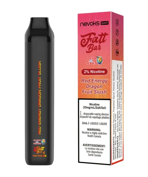 Red Energy Dragonfruit Slush- 20mg/mL