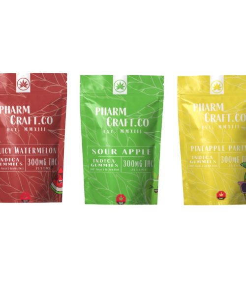 300mg THC Gummies By Pharmcraft